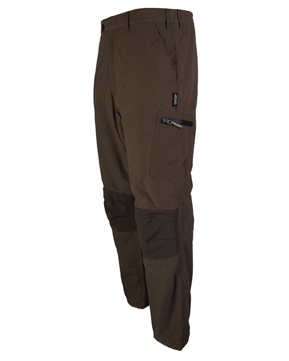 Brown coloured Jack Pyke Weardale Hunting Trousers on white background #colour_brown