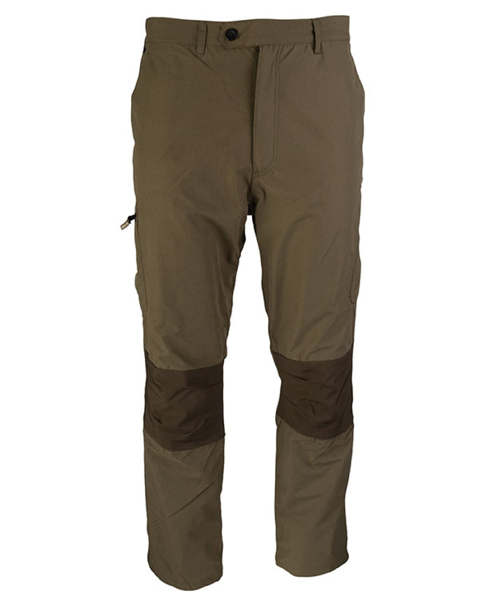 Green coloured Jack Pyke Weardale Hunting Trousers on white background #colour_green