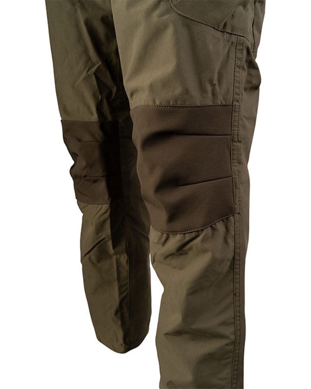 Green coloured Jack Pyke Weardale Hunting Trousers on white background #colour_green