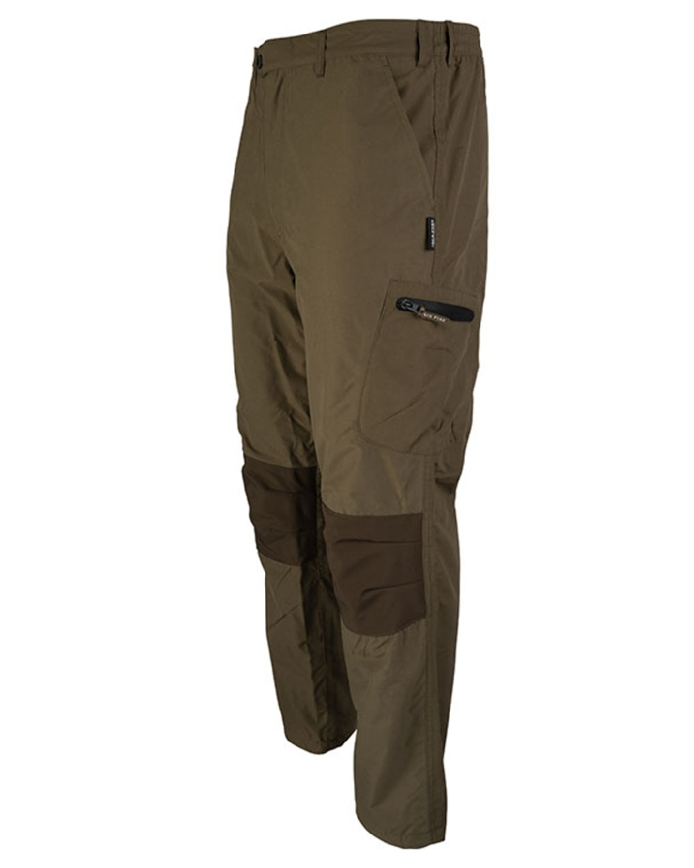 Green coloured Jack Pyke Weardale Hunting Trousers on white background #colour_green