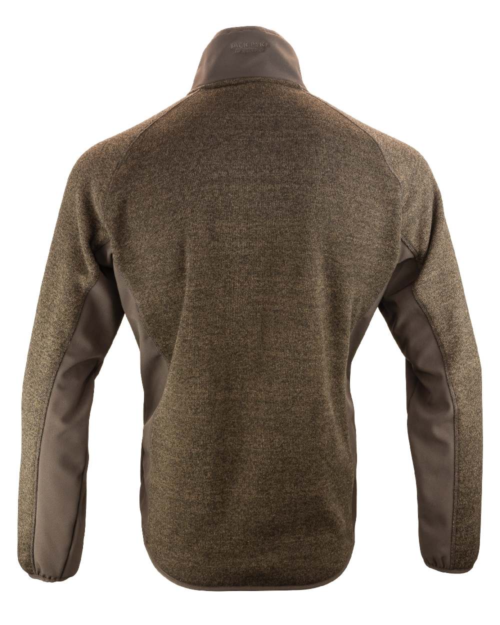 Brown coloured Jack Pyke Weardale Knitted Jacket on white background #colour_brown