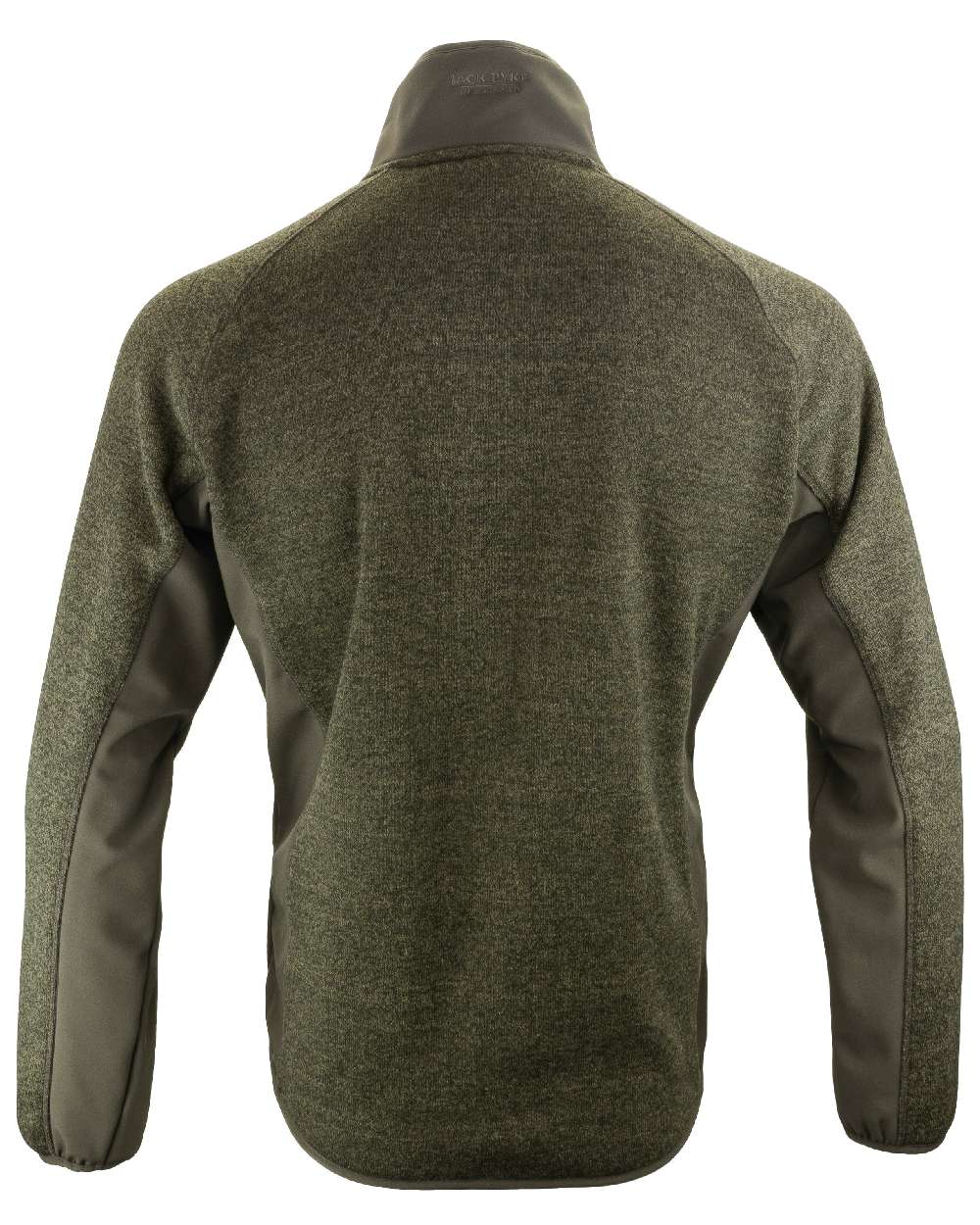 Green coloured Jack Pyke Weardale Knitted Jacket on white background #colour_green