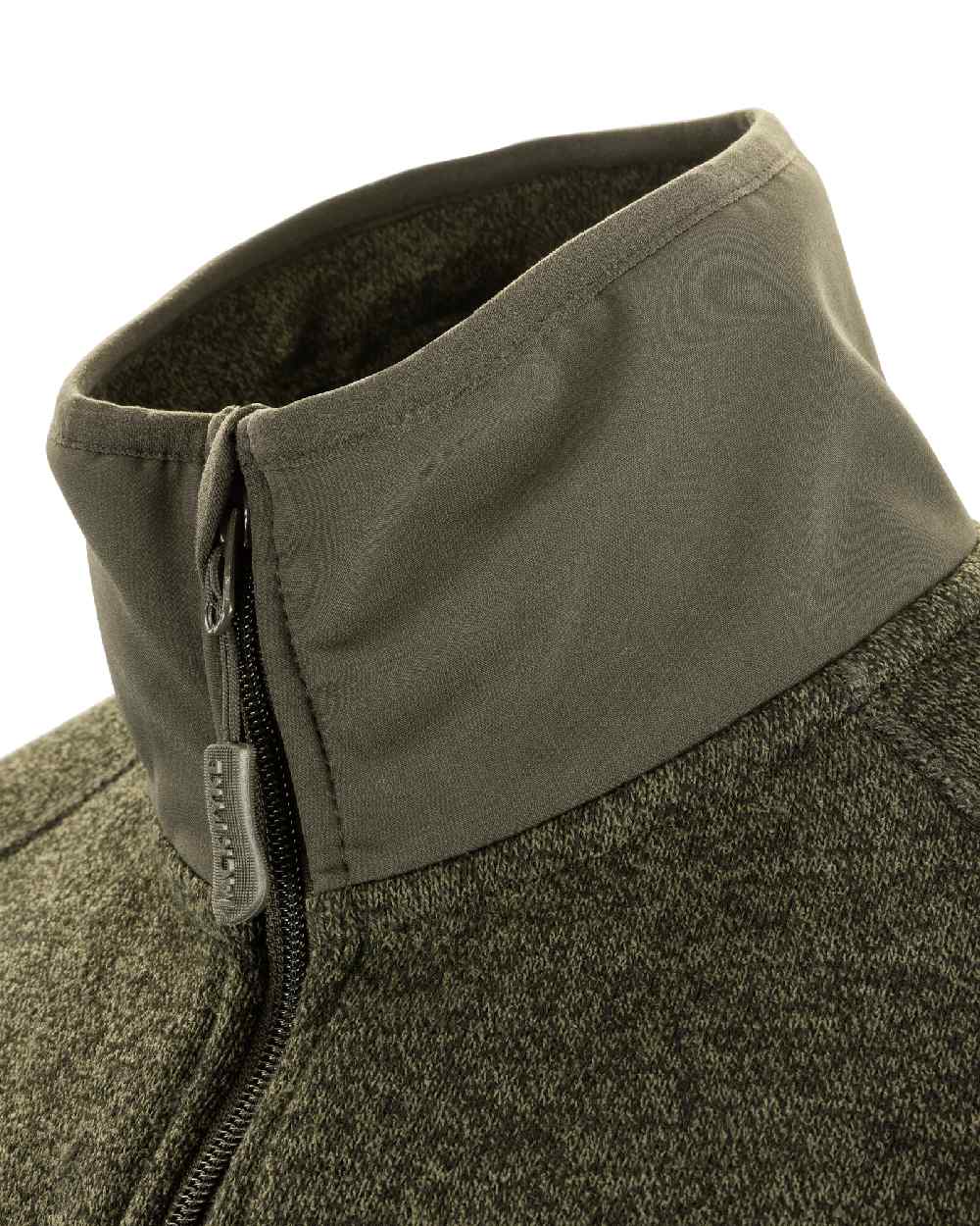Green coloured Jack Pyke Weardale Knitted Jacket on white background #colour_green