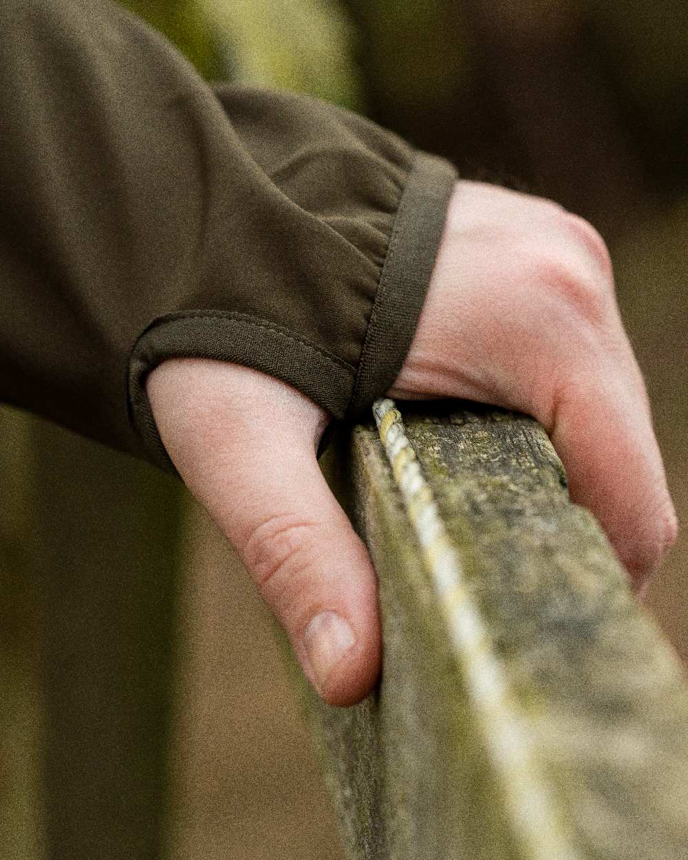 Green Coloured Jack Pyke Weardale Softshell Jacket on outdoor background #colour_green
