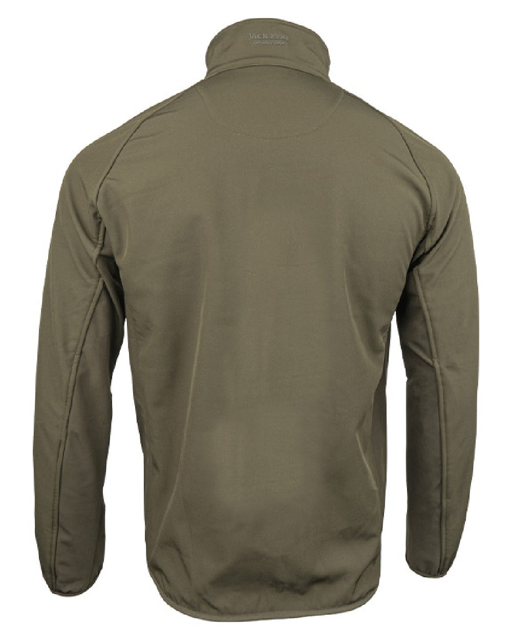 Green coloured Jack Pyke Weardale Softshell Jacket on white background #colour_green