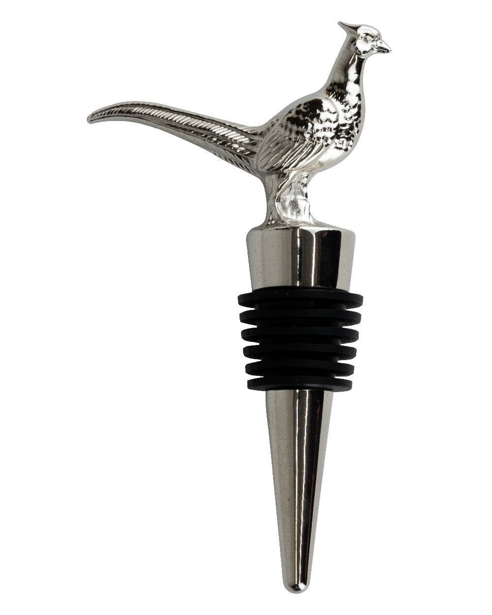 Pheasant styled Jack Pyke Wine Bottle Stopper on white background #style_pheasant