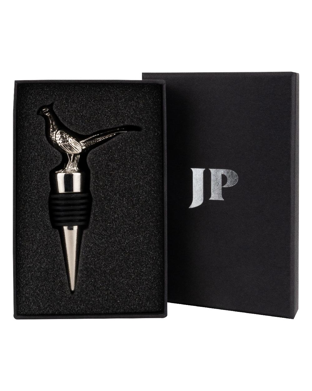 Pheasant styled Jack Pyke Wine Bottle Stopper on white background #style_pheasant