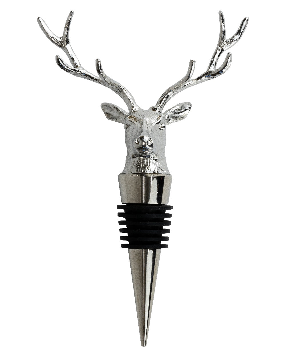 Stag styled Jack Pyke Wine Bottle Stopper on white background #style_stag