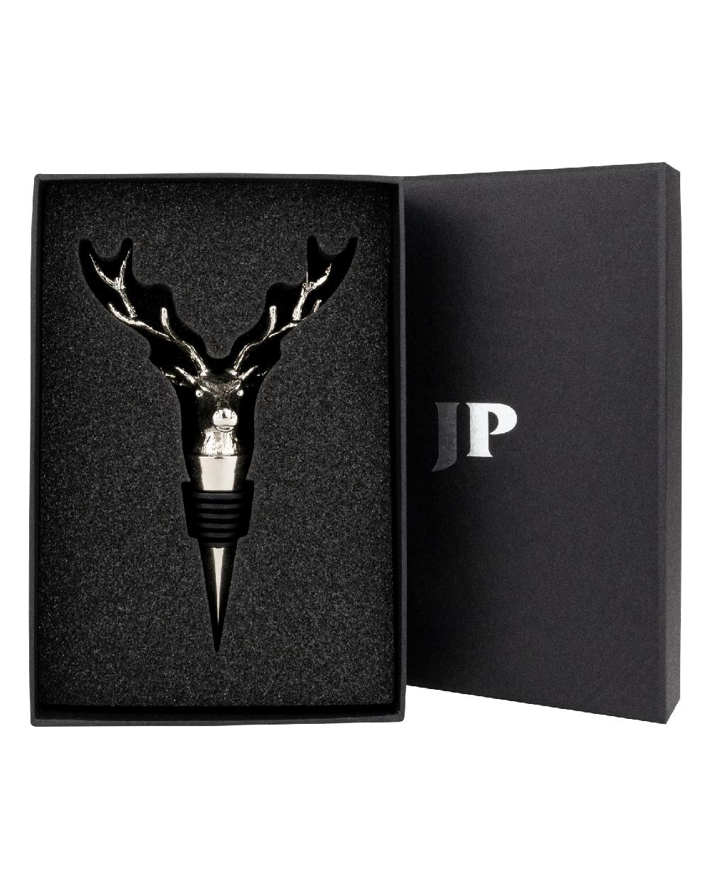 Stag styled Jack Pyke Wine Bottle Stopper on white background #style_stag