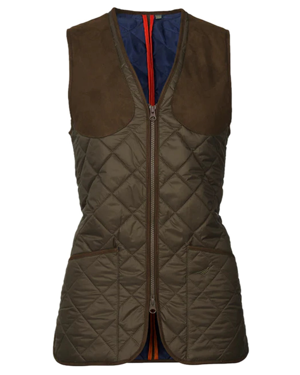 Laksen Womens Cheltenham Quilted Shooting Vest On White Background