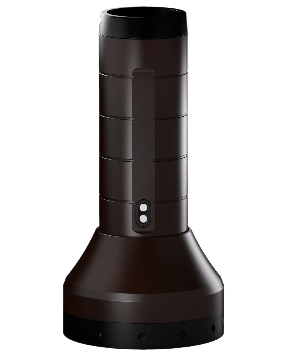 Espresso Brown Coloured Led Lenser P18R Signature Rechargeable Torch on white background #colour_espresso-brown