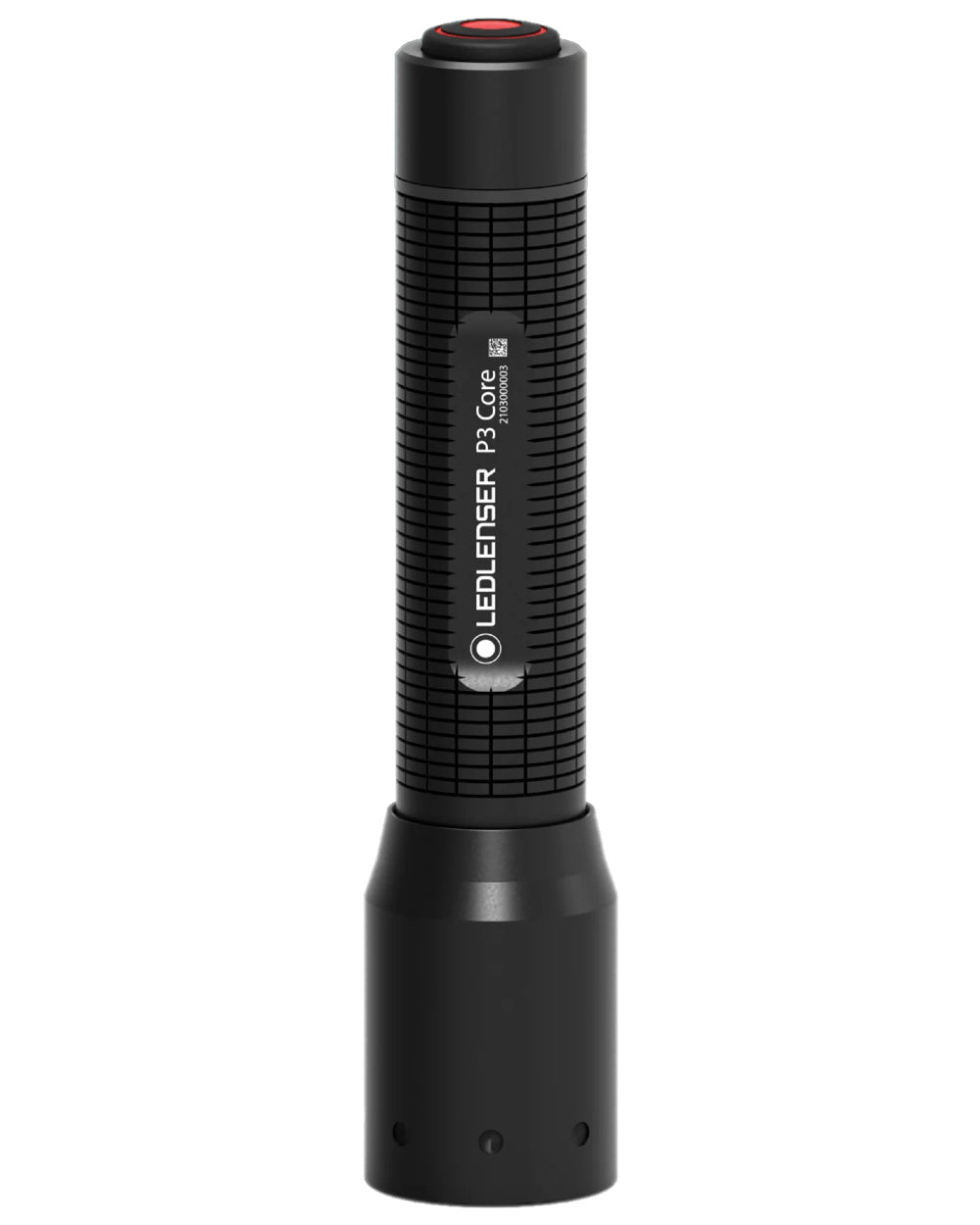 Black Coloured Led Lenser P3 Core Torch on white background #colour_black