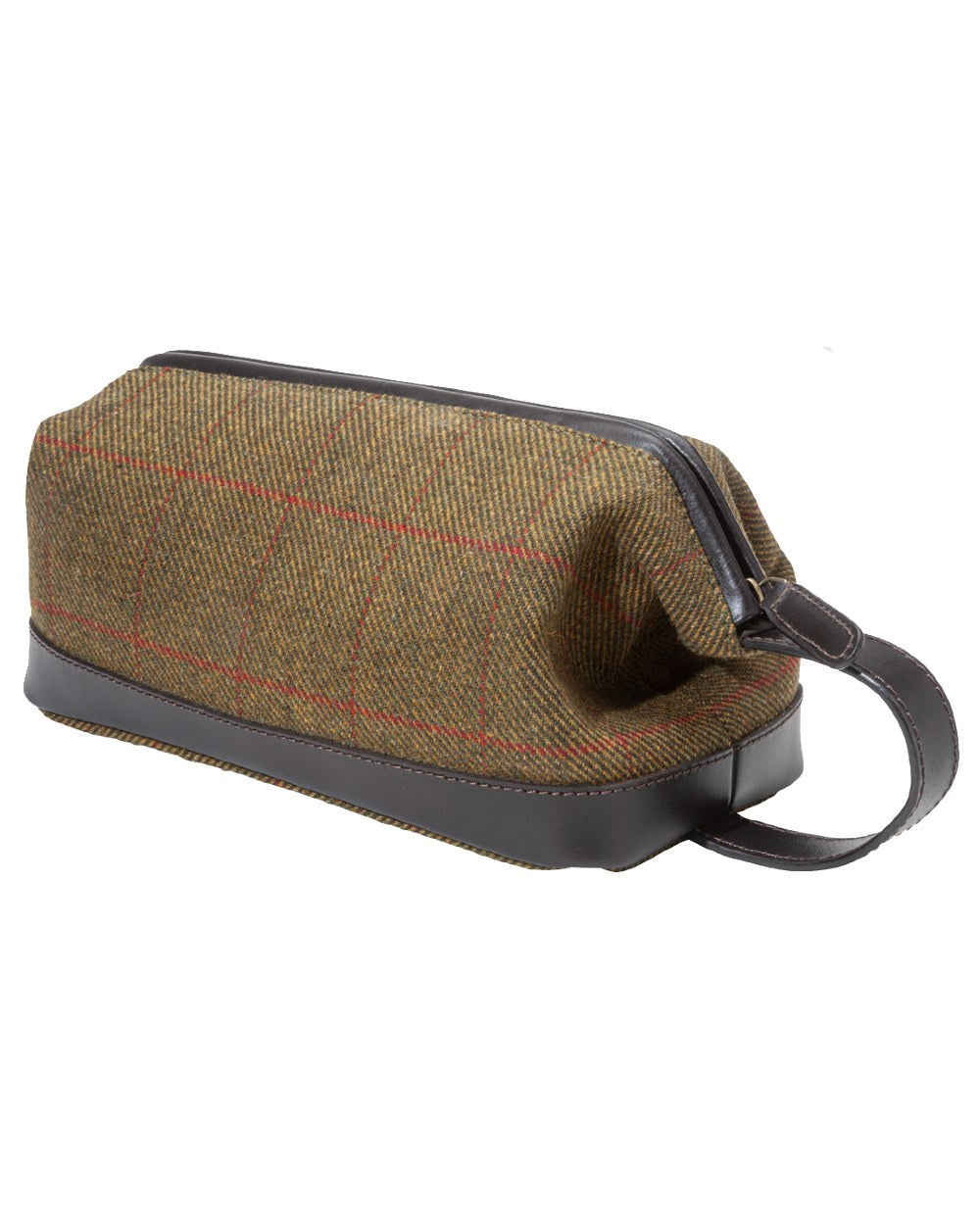 Hambledon Tweed coloured Parker-Hale Washbag on white background #colour_hambledon-tweed