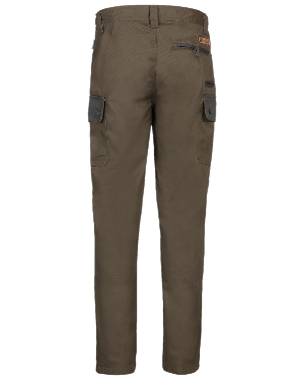 Khaki Coloured Percussion Tradition Trousers on white background #colour_khaki