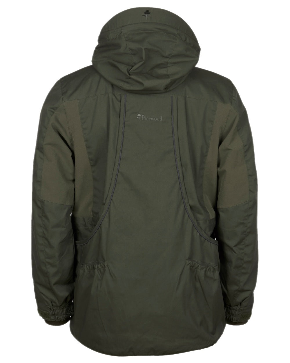 Moss Green Coloured Pinewood Mens Dog Sports Trainer Jacket on white background #colour_moss-green