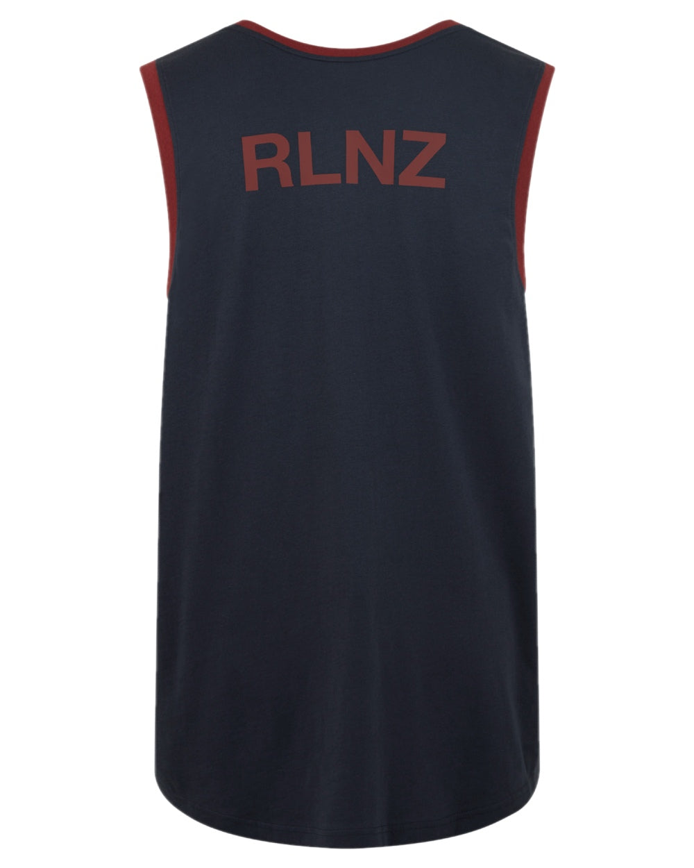 Navy Multi coloured Ridgeline Backslider Singlet Top on white background #colour_navy-multi