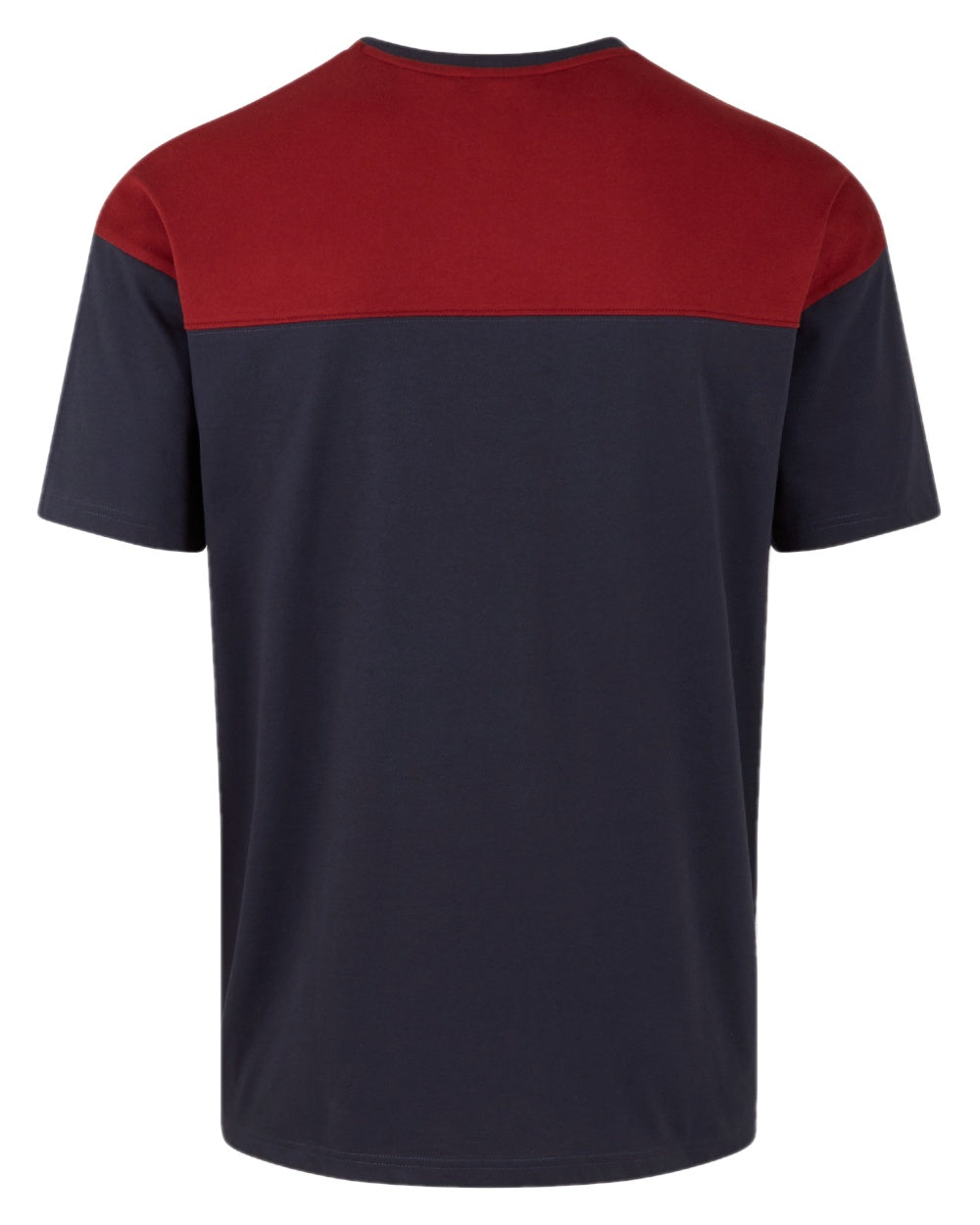 Navy Multi coloured Ridgeline Backslider T-Shirt on white background #colour_navy-multi