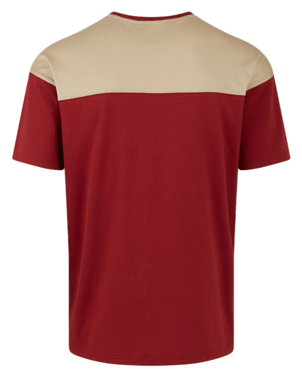 Rhubarb Multi coloured Ridgeline Backslider T-Shirt on white background #colour_rhubarb-multi