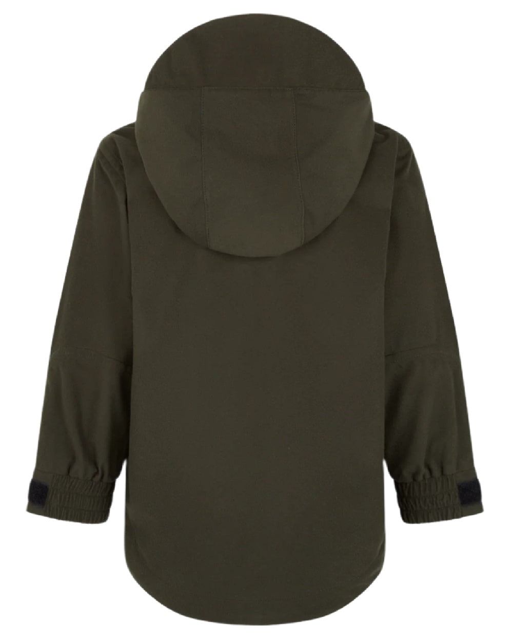 Deep Forest coloured Ridgeline Childrens Spiker Jacket on white background #colour_deep-forest