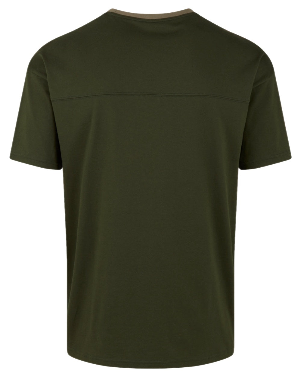 Olive coloured Ridgeline Hose Down T-Shirt on white background #colour_olive