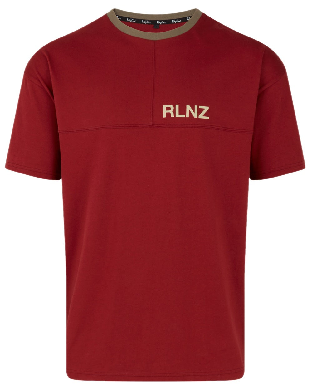 Rhubarb coloured Ridgeline Hose Down T-Shirt on white background #colour_rhubarb