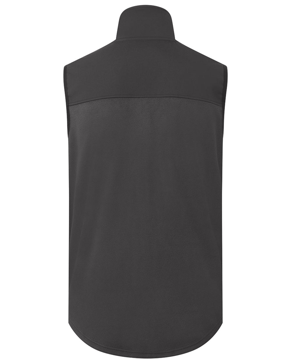 Shale coloured Ridgeline Hybrid Fleece Gilet on white background #colour_shale