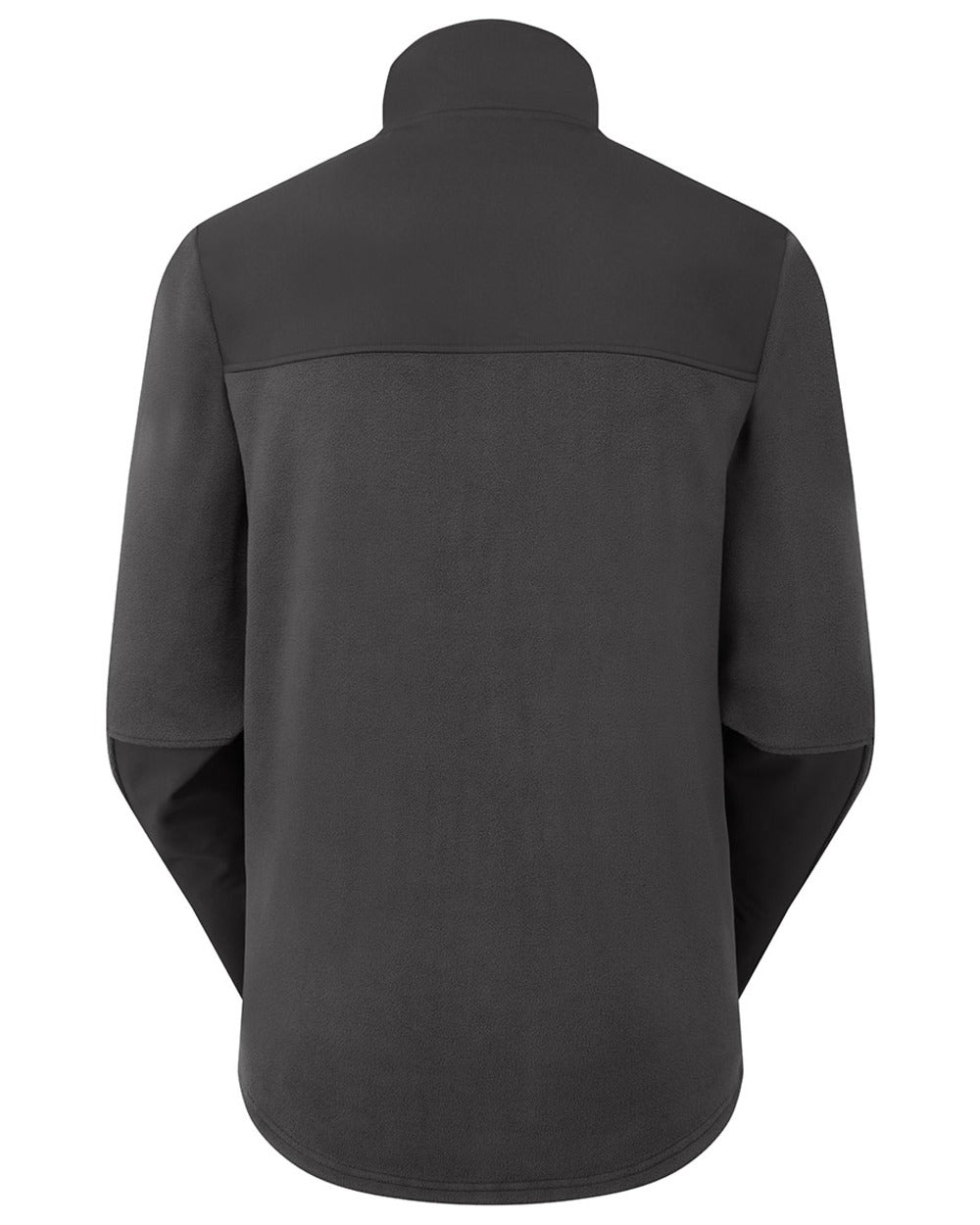 Shale coloured Ridgeline Hybrid Fleece Jacket on white background #colour_shale