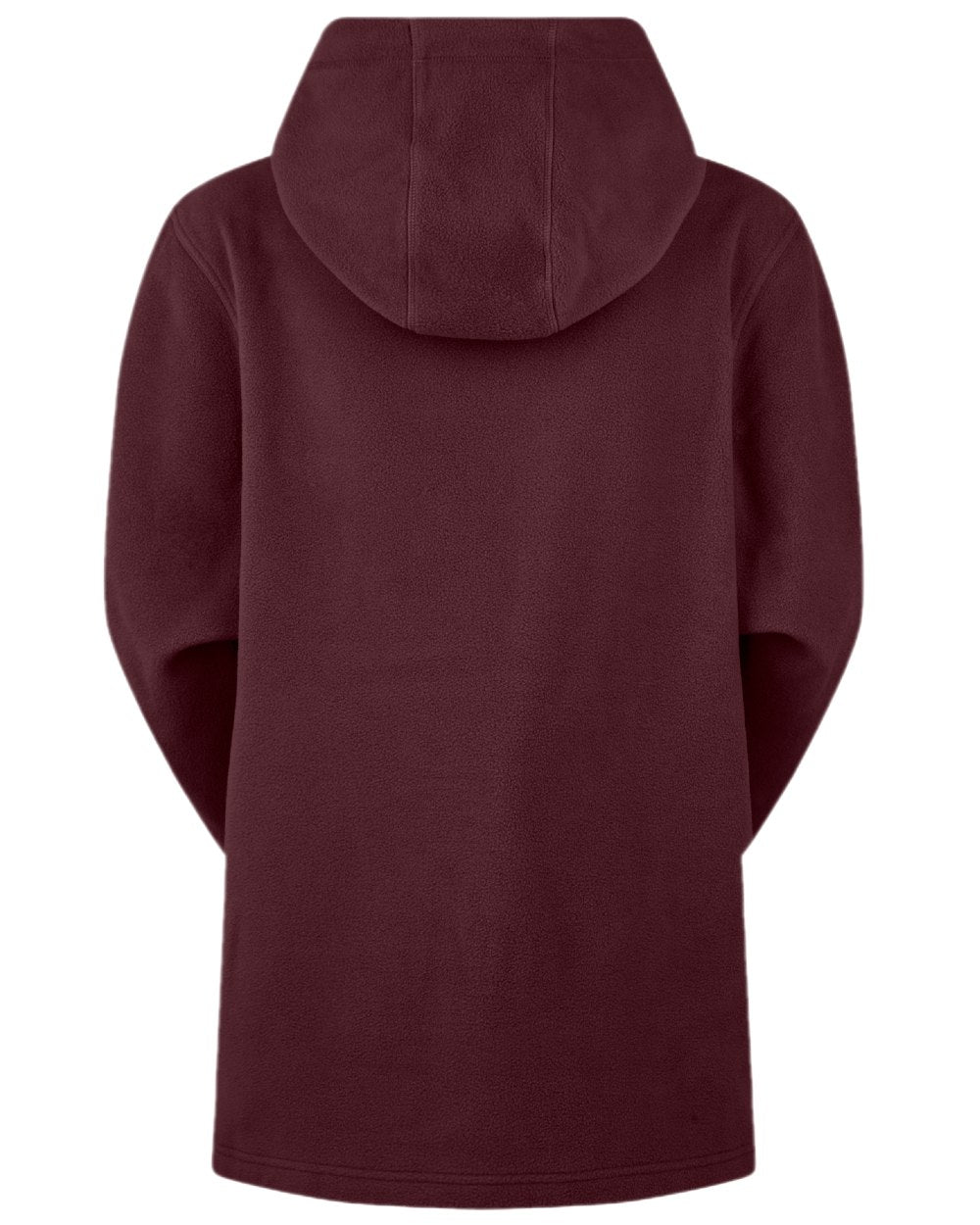 Winter Berry Coloured Ridgeline Ladies Ballistic Hoodie on white background #colour_winter-berry