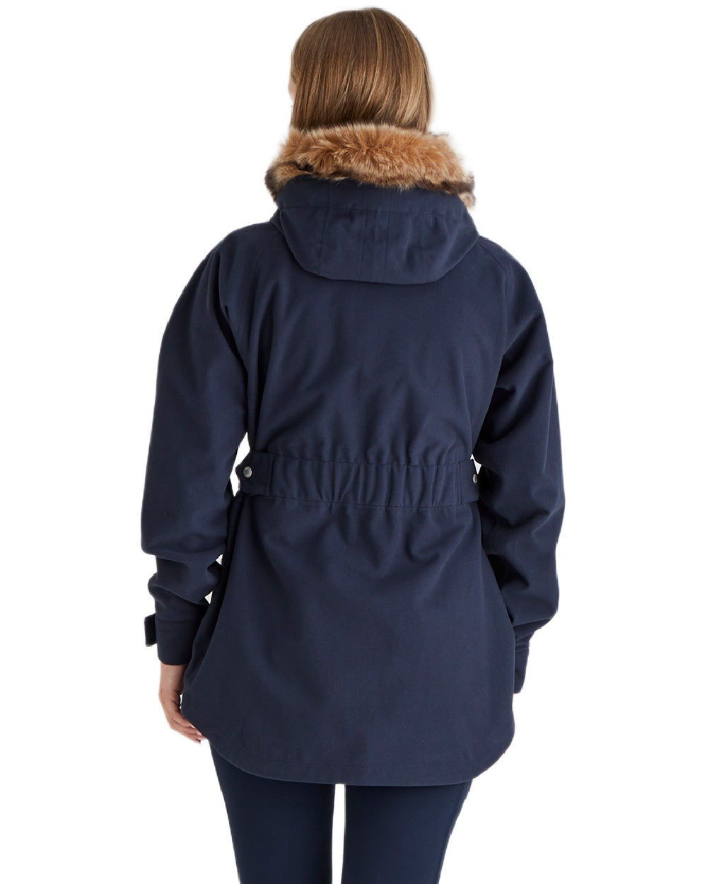 Navy Coloured Ridgeline Ladies Monsoon Nordic Jacket on white background #colour_navy