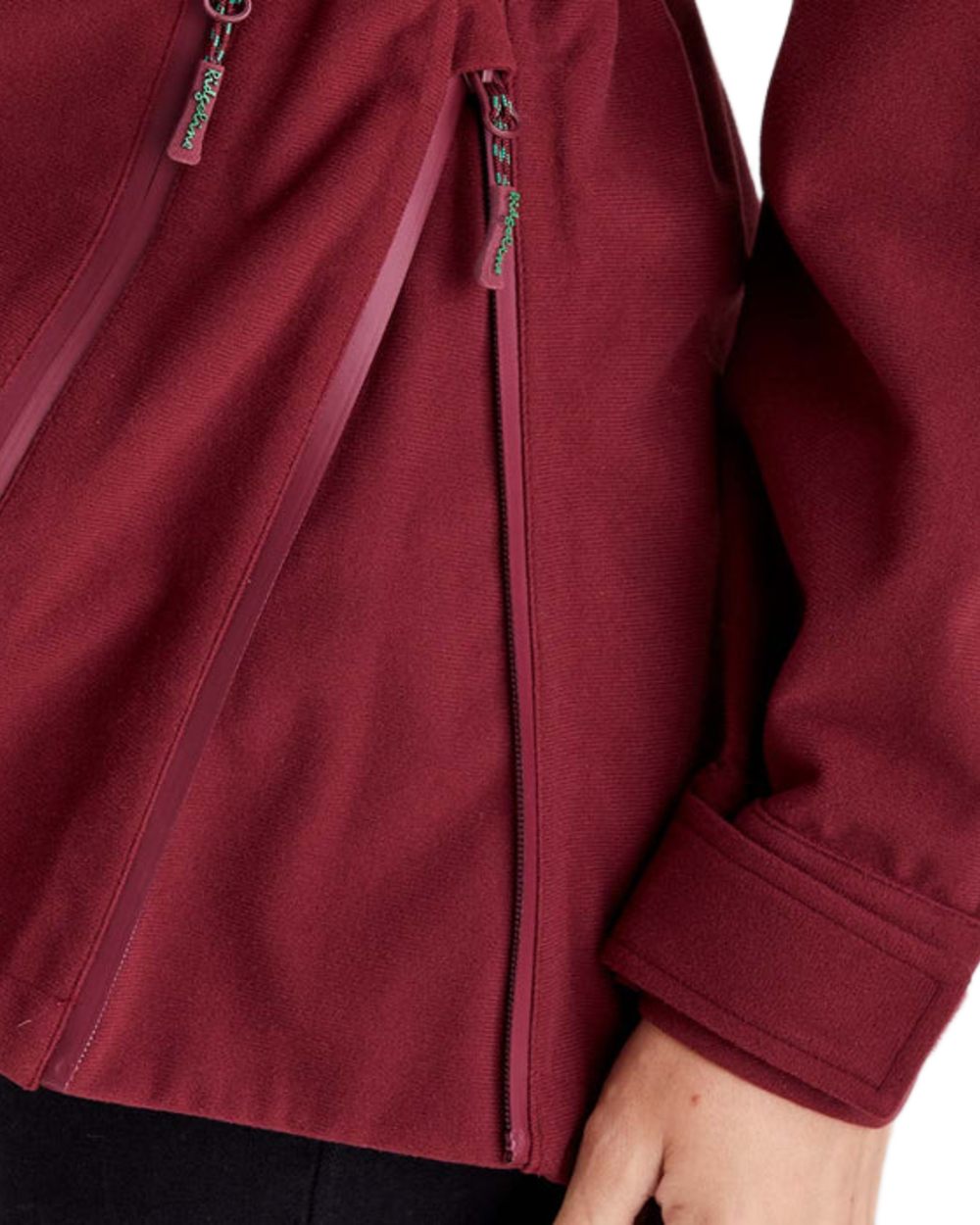 Winter Berry Coloured Ridgeline Ladies Monsoon Nordic Smock on white background #colour_winter-berry