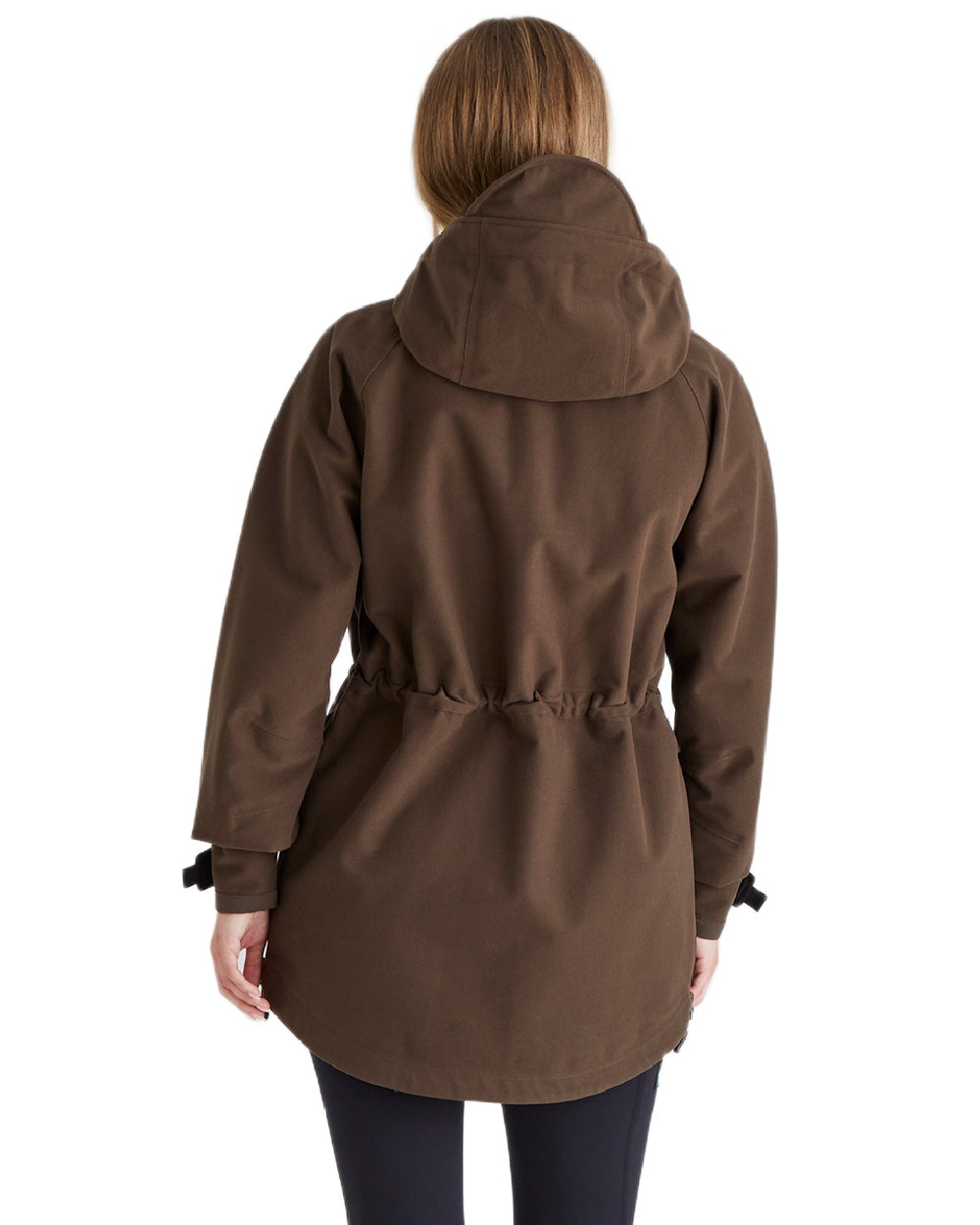 Bark Coloured Ridgeline Ladies Monsoon Waterproof Smock on white background #colour_bark