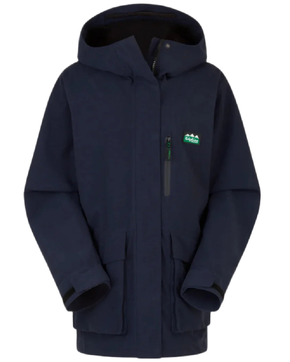 Navy Coloured Ridgeline Ladies Rhea Jacket on white background #colour_navy