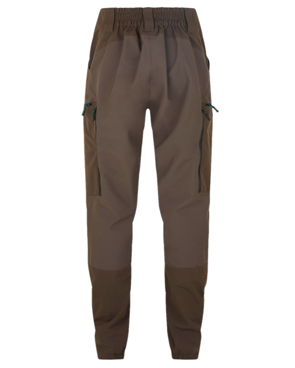 Bark coloured Ridgeline Mens Cambrian Trousers on white background #colour_bark
