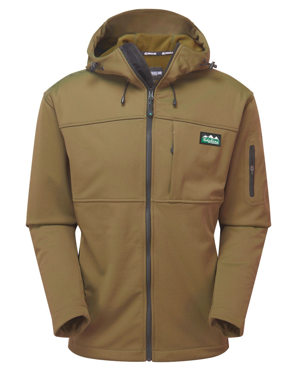 Faded Teak coloured Ridgeline Mens Gradient Jacket on white background #colour_faded-teak
