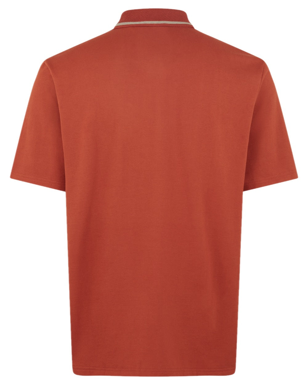 Russet coloured Ridgeline Mens Kilworth Polo Shirt on white background #colour_russet