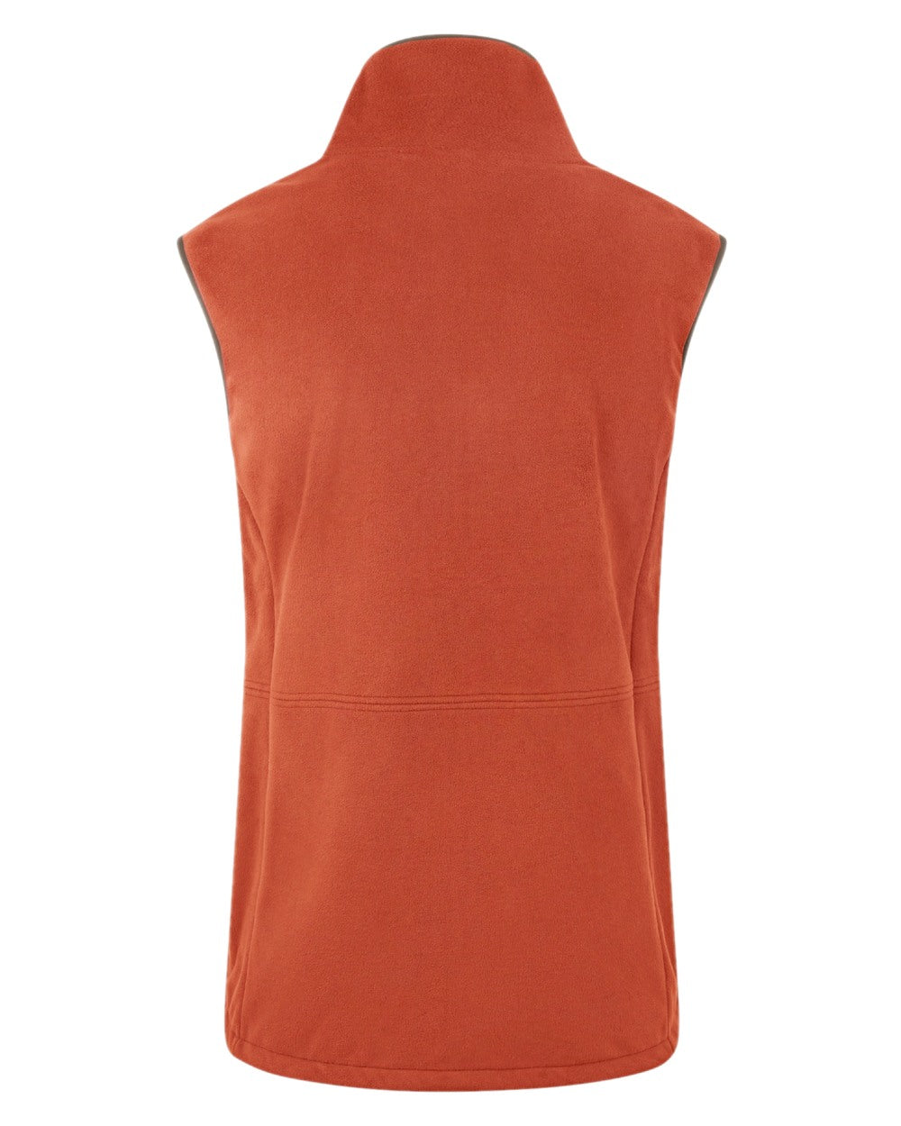 Russet coloured Ridgeline Mens Kodiak Gilet on white background #colour_russet
