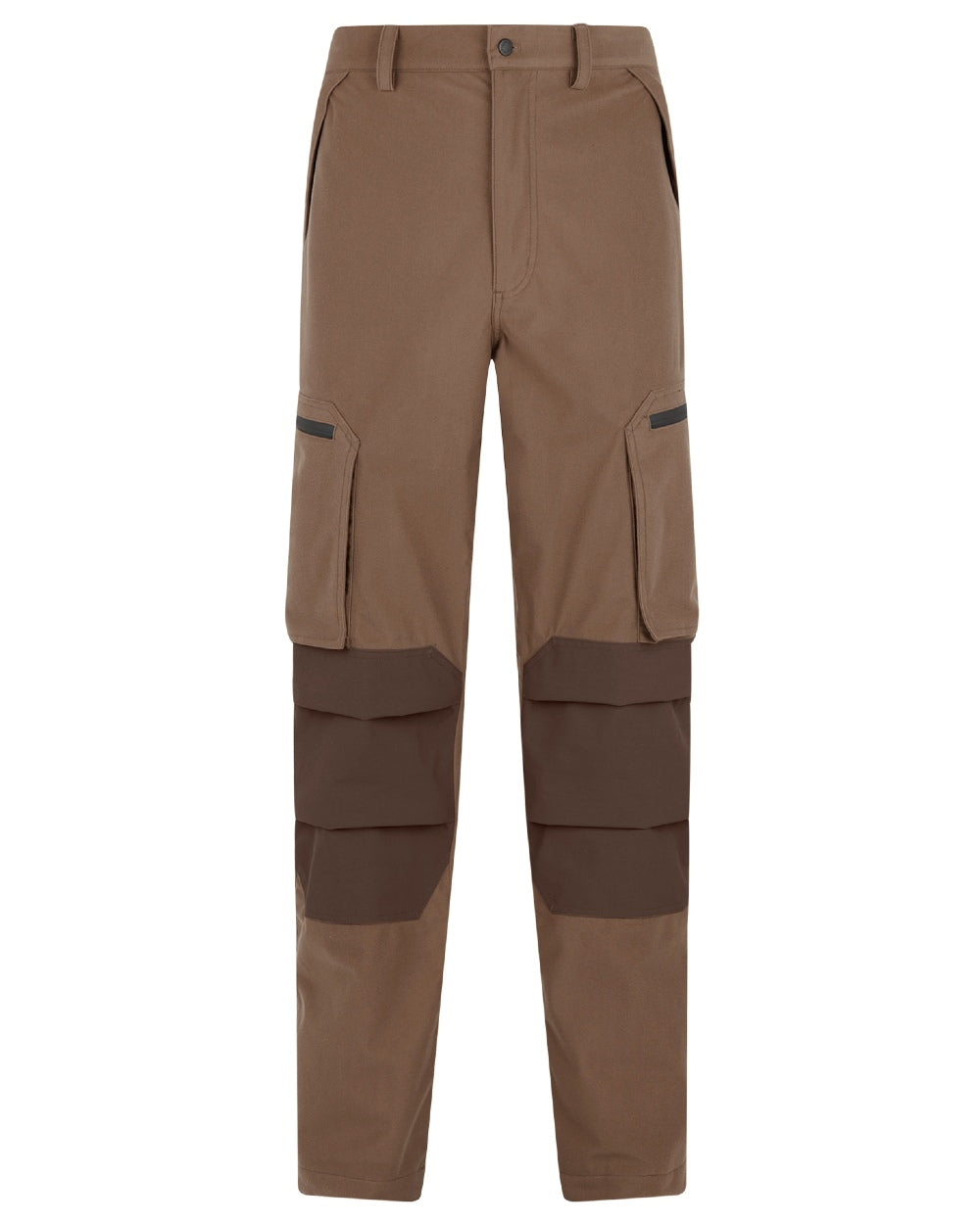 Bark coloured Ridgeline Mens Pintail Ghillie Trousers on white background #colour_bark