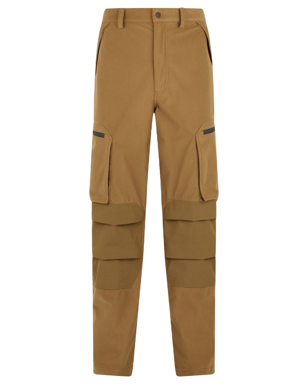 Teak coloured Ridgeline Mens Pintail Ghillie Trousers on white background #colour_teak