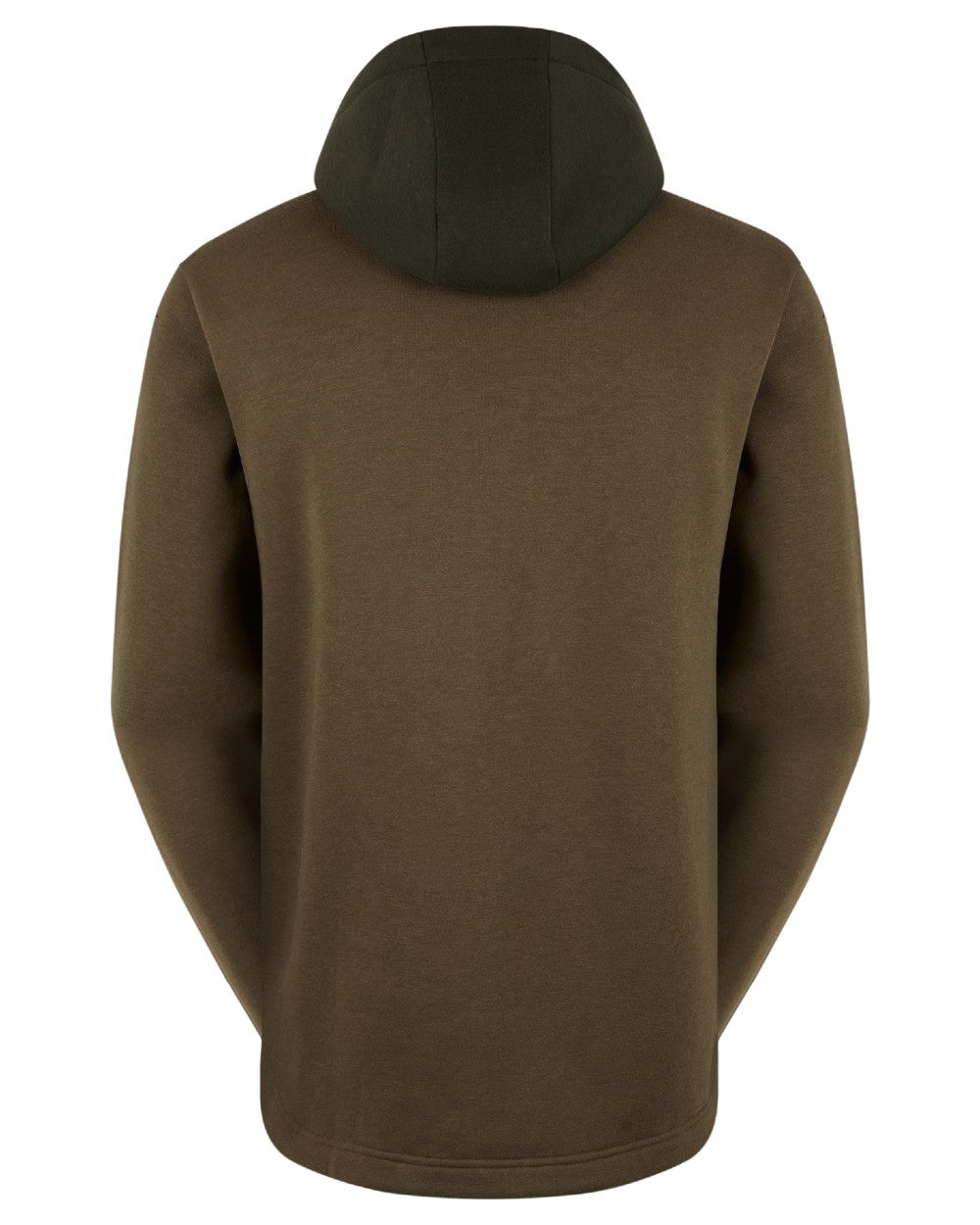 Olive coloured Ridgeline Mens South Island Hoodie on white background #colour_olive