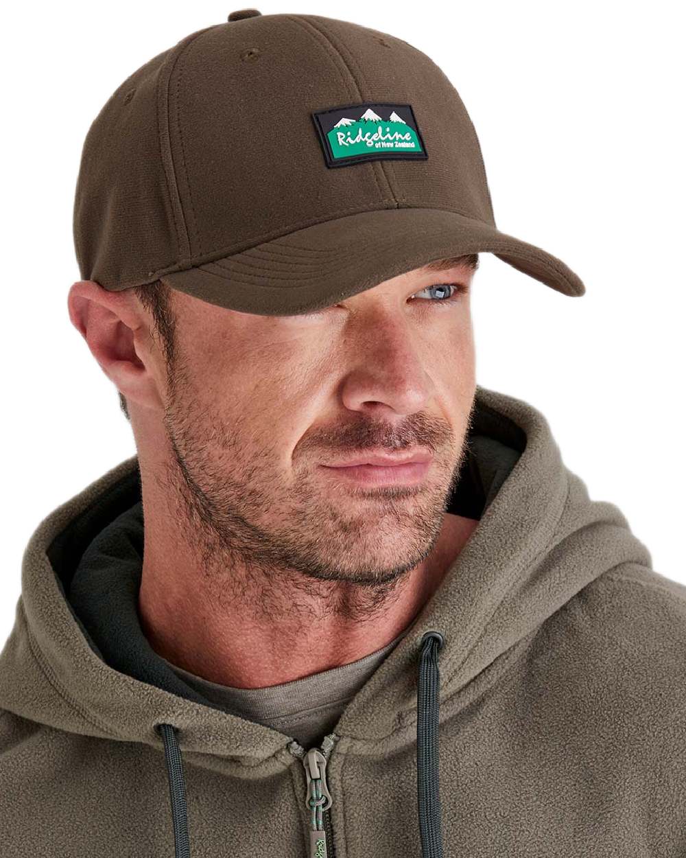 Bark Coloured Ridgeline Monsoon Classic Cap on white background #colour_bark