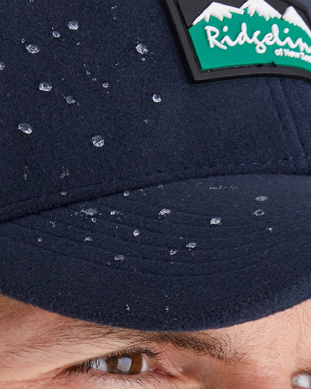 Navy Coloured Ridgeline Monsoon Classic Cap on white background #colour_navy