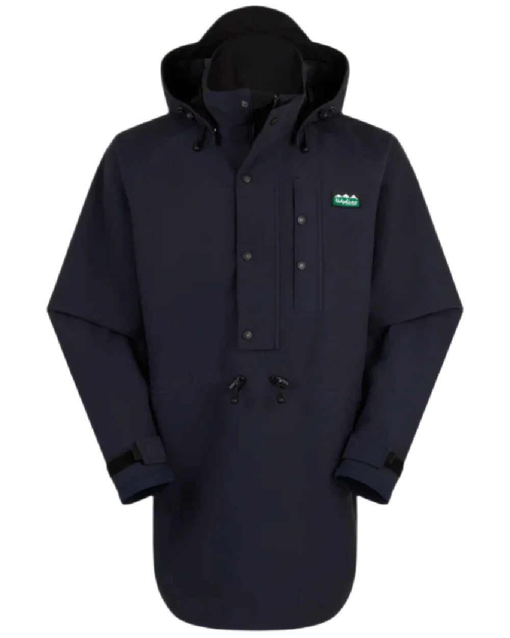 Navy Coloured Ridgeline Monsoon Classic Waterproof Smock on white background #colour_navy