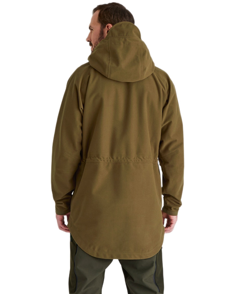 Teak Coloured Ridgeline Monsoon Classic Waterproof Smock on white background #colour_teak