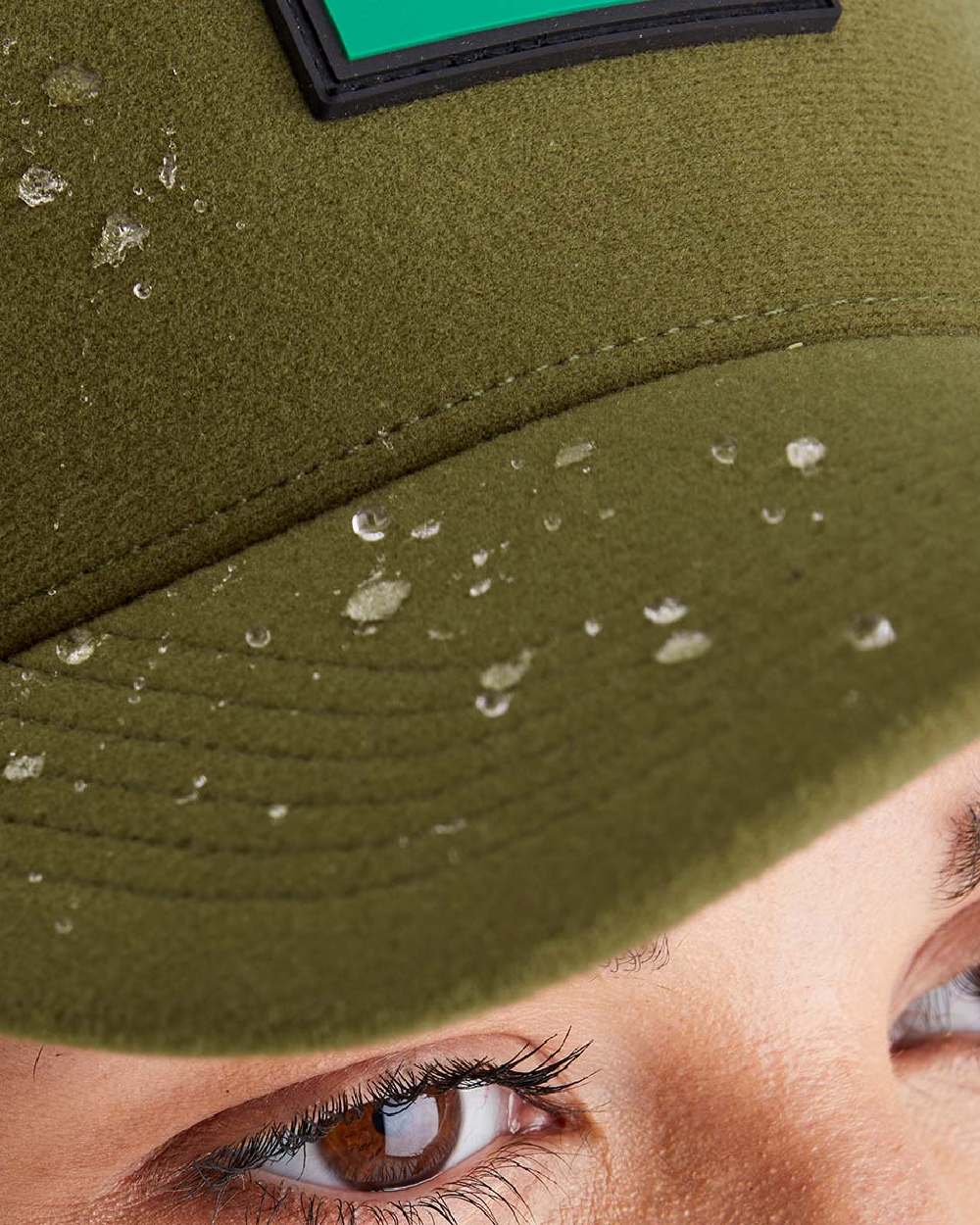 Teak Coloured Ridgeline Monsoon Trucker Cap on white background #colour_teak
