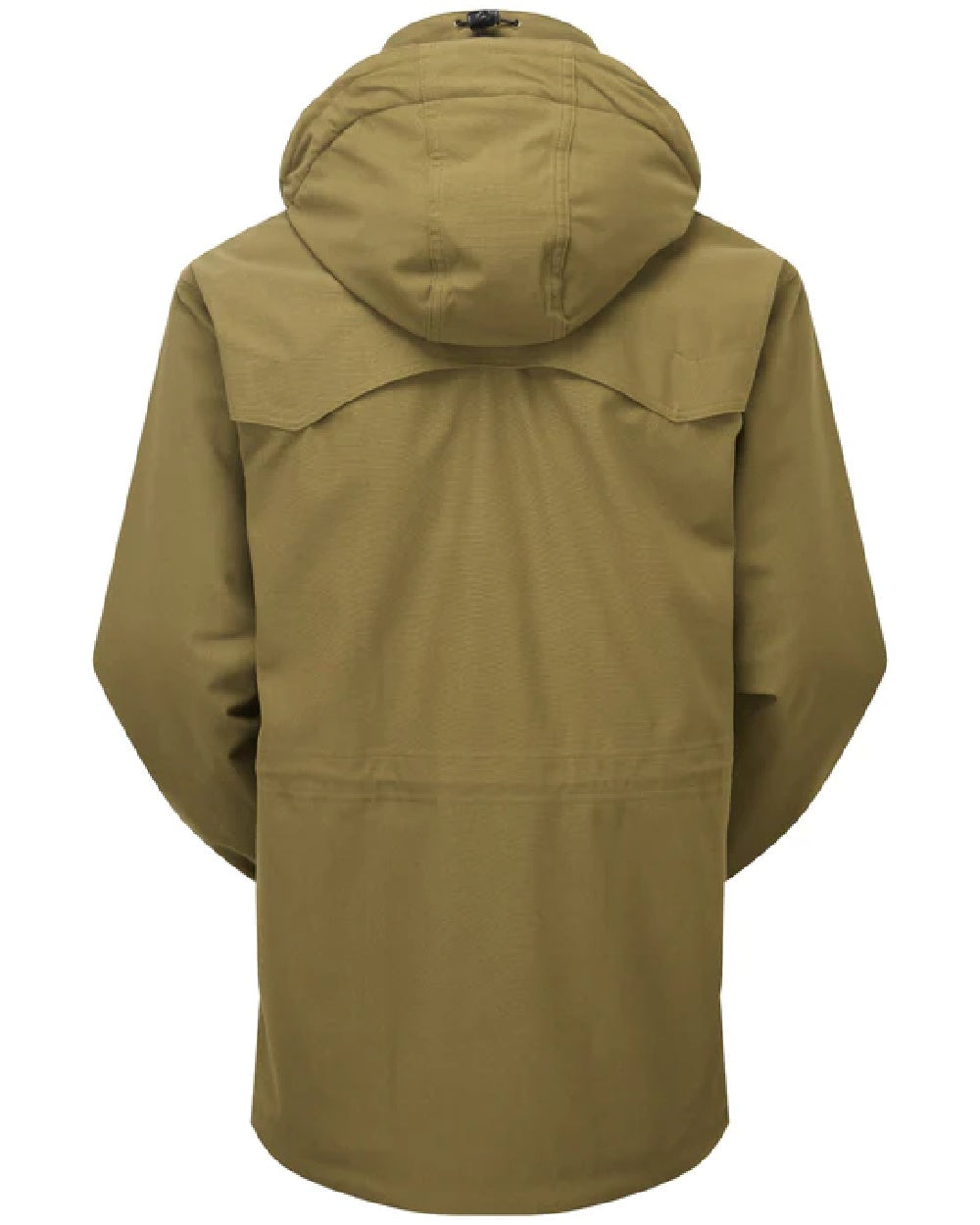 Teak coloured Ridgeline Torrent III Waterproof Jacket on white background #colour_teak