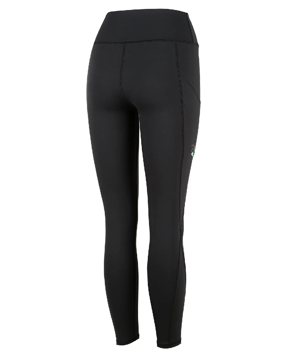 Black coloured Ridgeline Womens Infinity Leggings on white background #colour_black