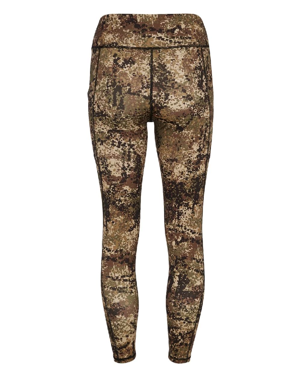 Dirt-Camo coloured Ridgeline Womens Infinity Leggings on white background #colour_dirt-camo