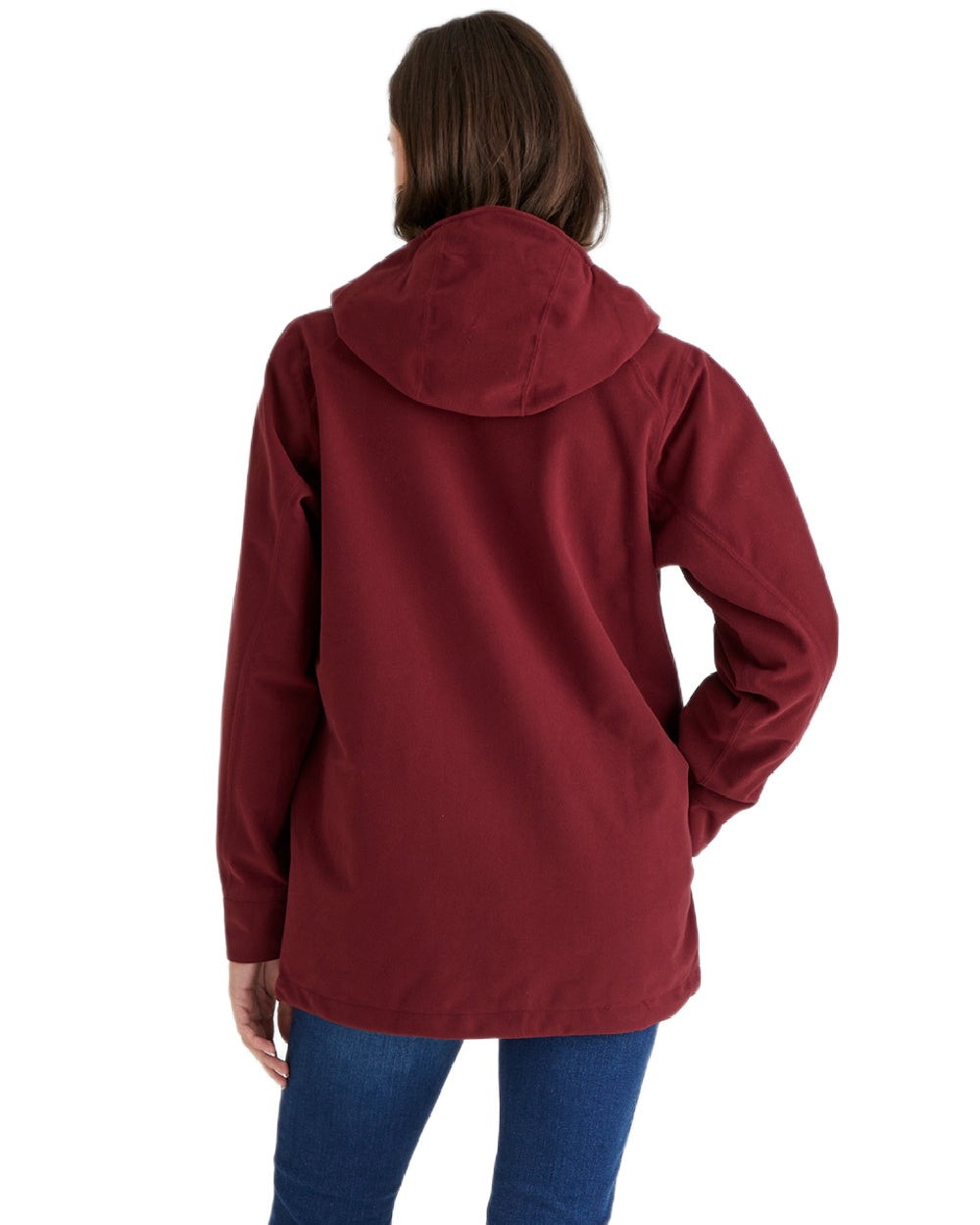 Winter Berry coloured Ridgeline Womens Rhea Jacket on white background #colour_winter-berry