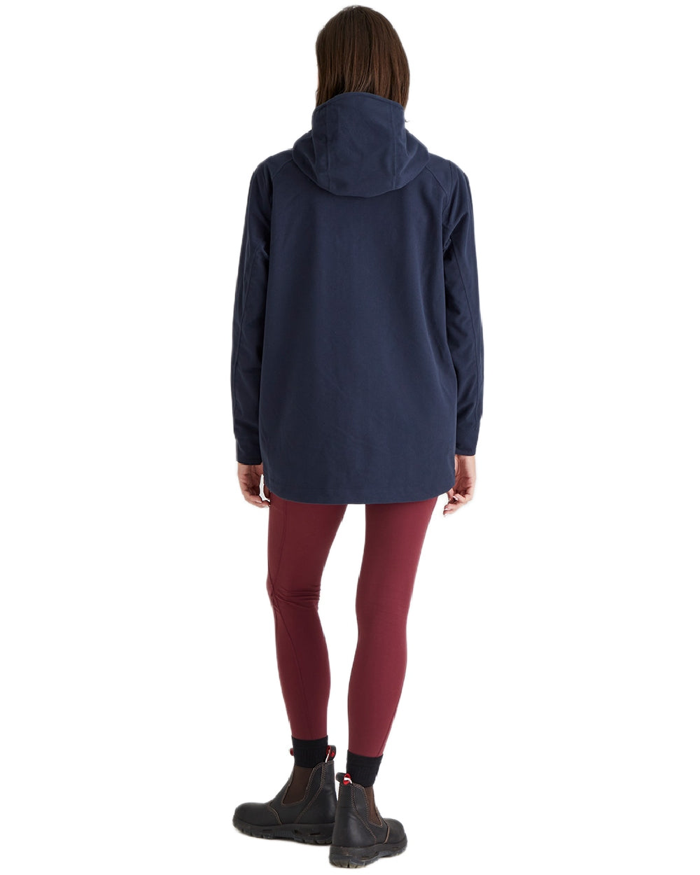 Navy coloured Ridgeline Womens Rhea Jacket on white background #colour_navy