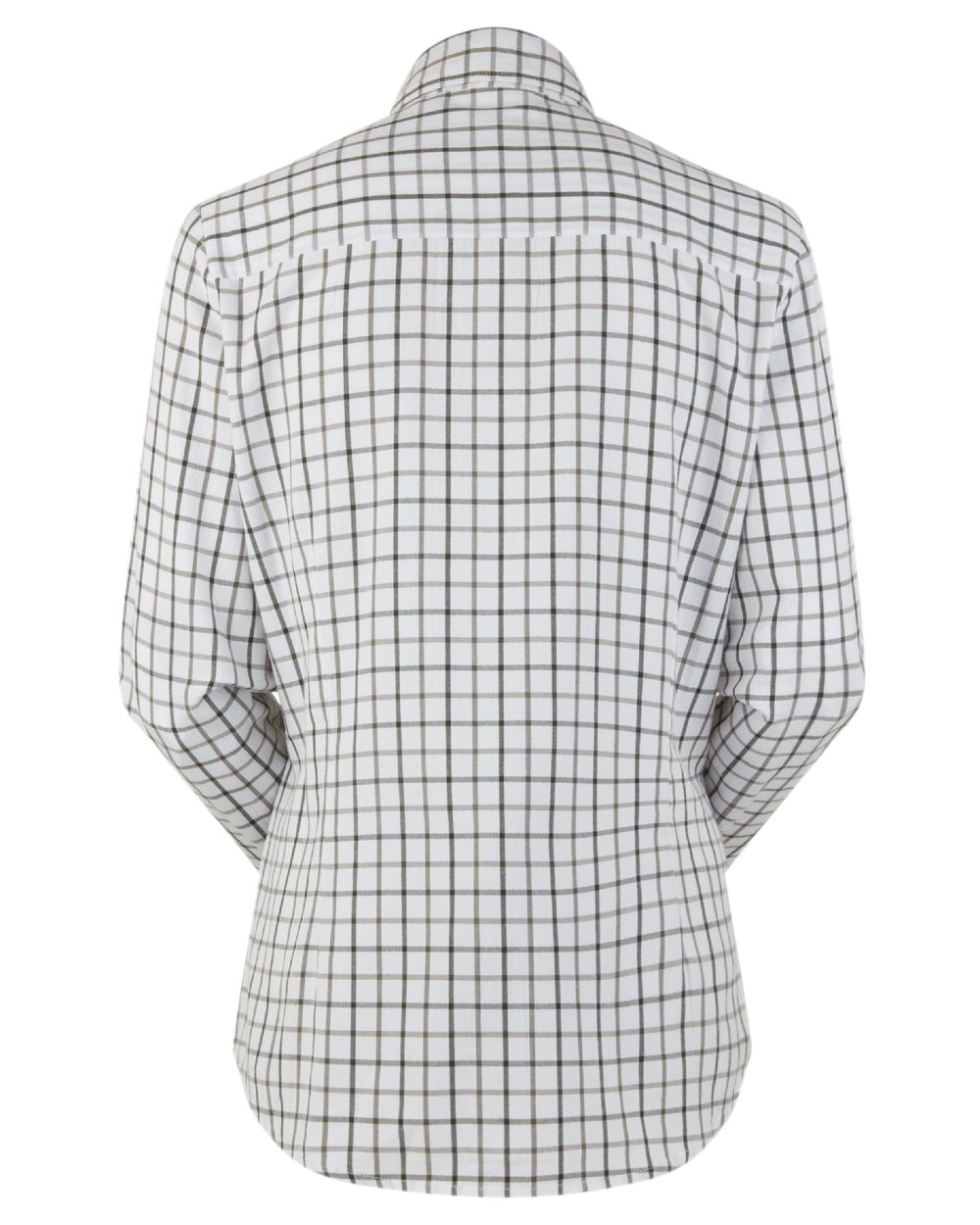 Deep Forest Smokey Olive coloured Ridgeline Womens Sedgebrook Shirt on white background #colour_deep-forest-smokey-olive